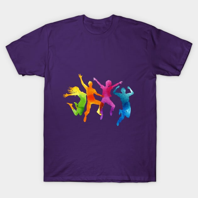 Watercolor Dance T-Shirt by marcusmattingly